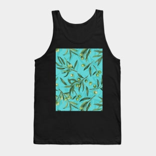 Olive branches watercolor Tank Top